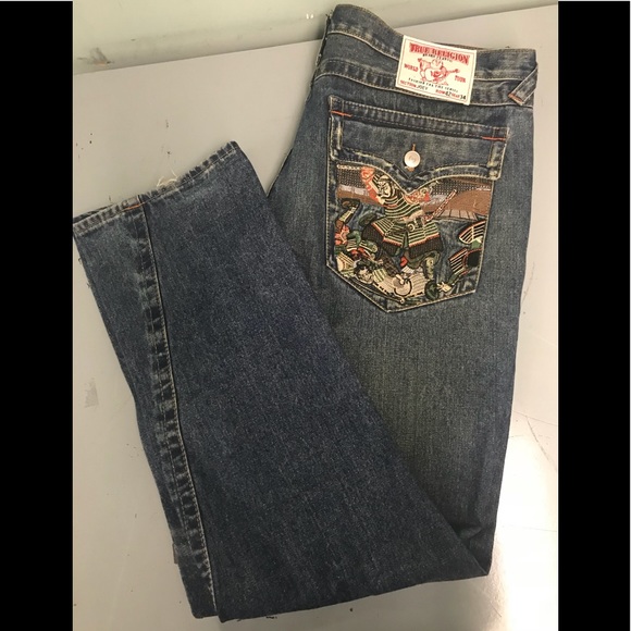 True Religion Other - True Religion Joey Samurai Embroidered Jeans